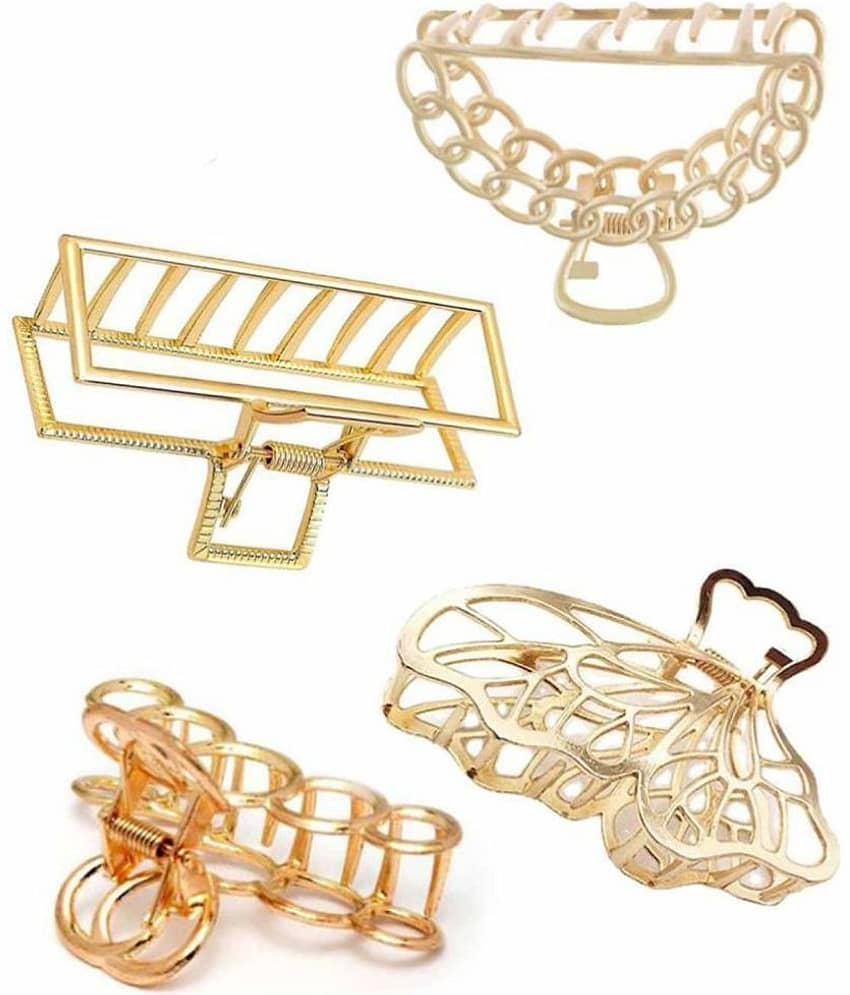 SNOWPEARL Gold Clutcher ( Pack of 4 ) - Jewellery Sets | Buy online on ZillyBuy