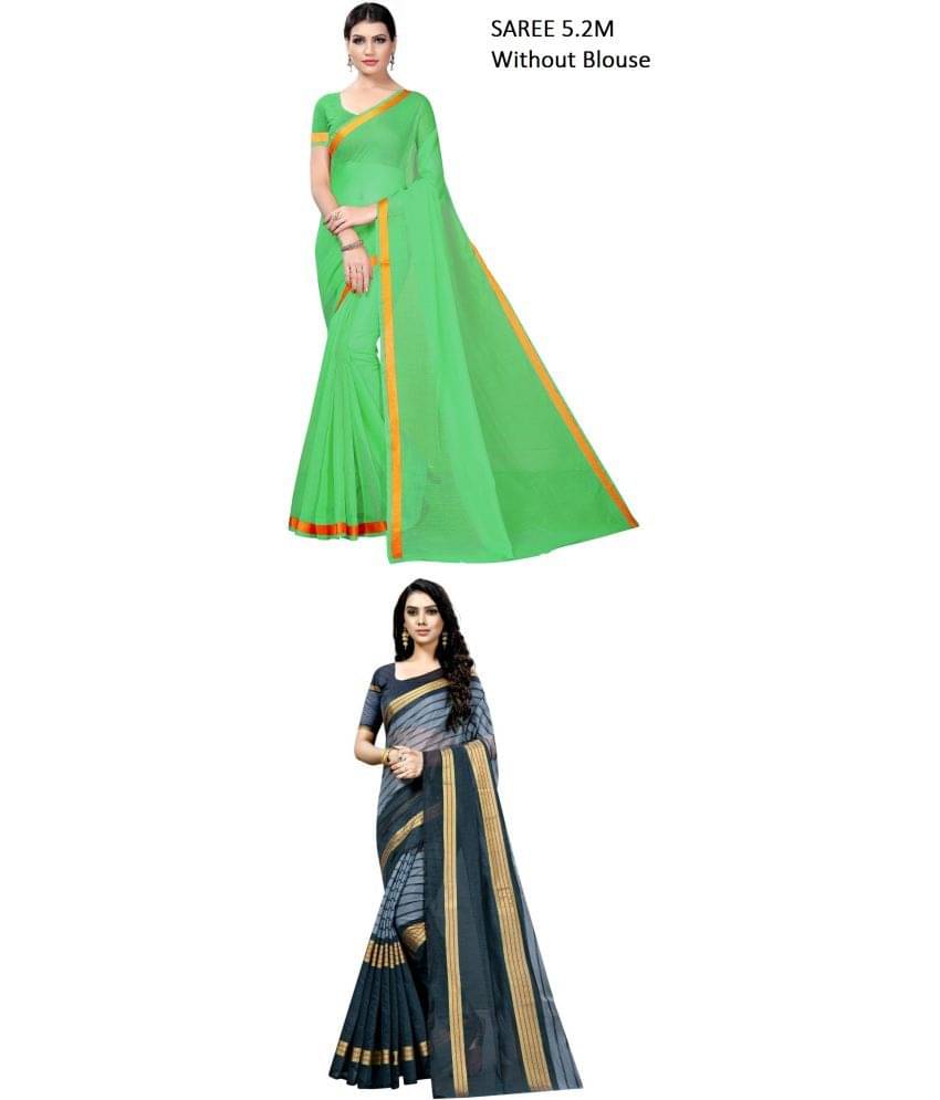 Saadhvi Cotton Silk Printed Saree With Unstitched Blouse Piece ( Multicolor )     			Saadhvi Cotton Silk Printed Saree With Unstitched Blouse Piece ( Multicolor )