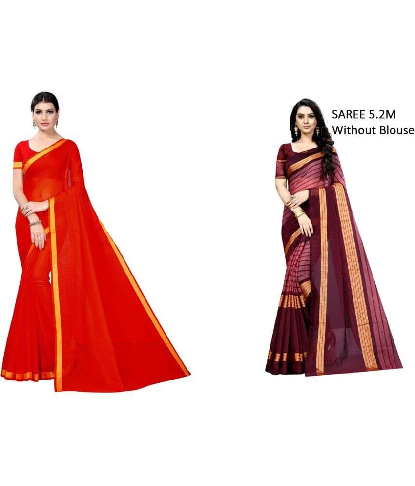 Saadhvi Cotton Silk Printed Saree With Unstitched Blouse Piece ( Multicolor )     			Saadhvi Cotton Silk Printed Saree With Unstitched Blouse Piece ( Multicolor )