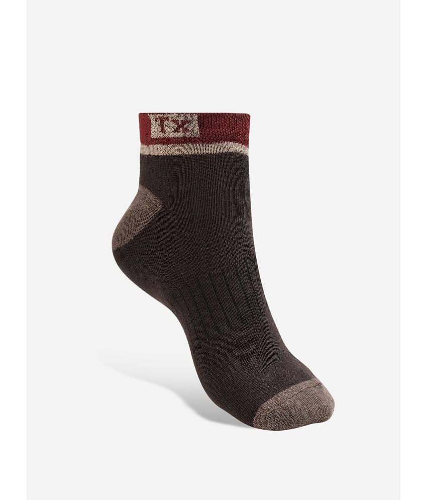 Texlon Cotton Men's Printed Multicolor Ankle Length Socks ( Pack of 5 )