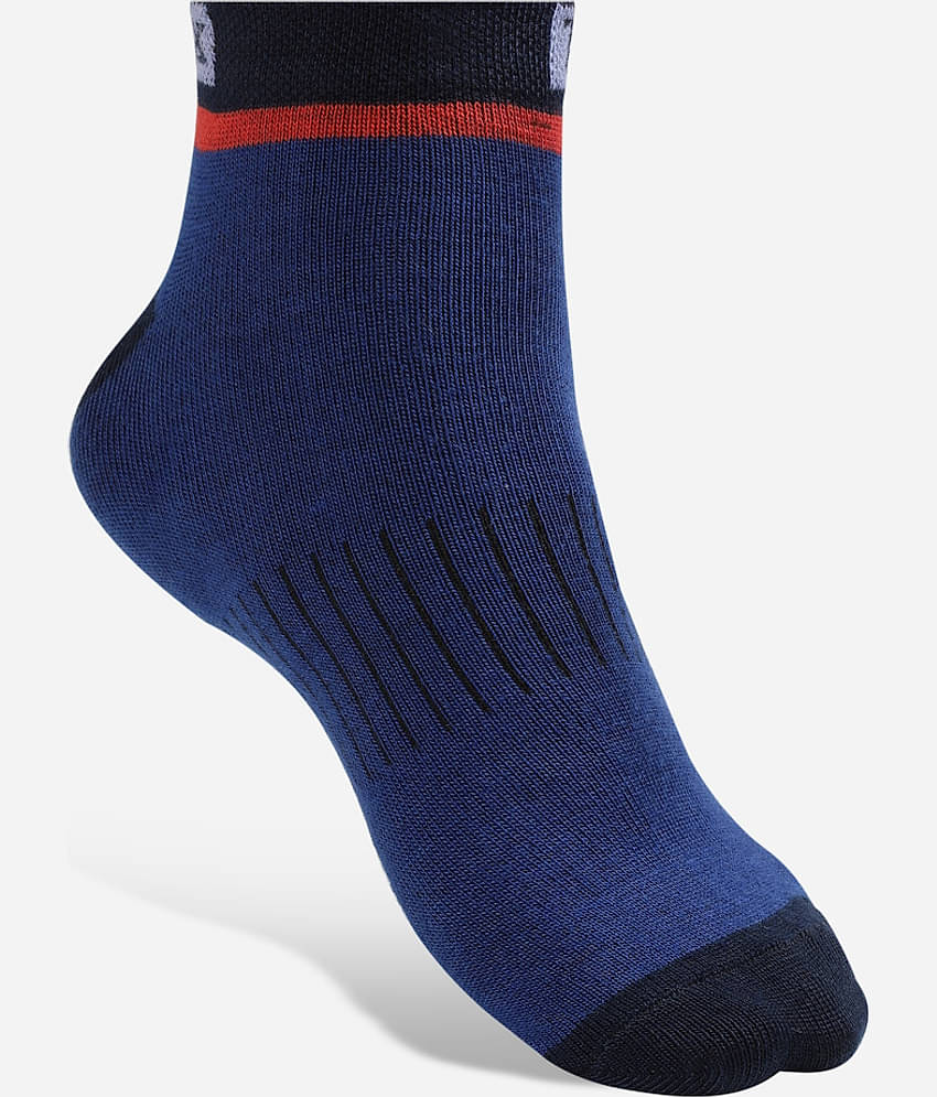 Texlon Cotton Men's Printed Multicolor Ankle Length Socks ( Pack of 5 )