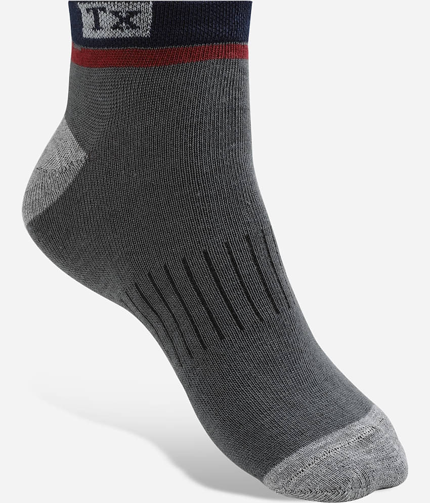 Texlon Cotton Men's Printed Multicolor Ankle Length Socks ( Pack of 5 )