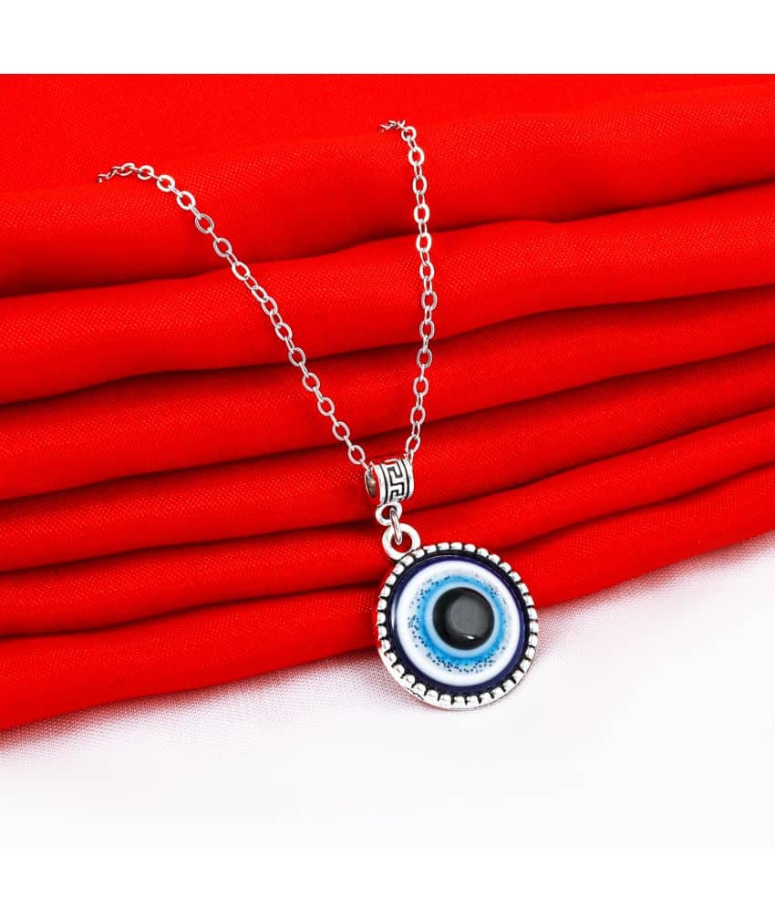 Thrillz Silver Plated Stainless Steel Chain with Pendant ( Pack of 1 )
