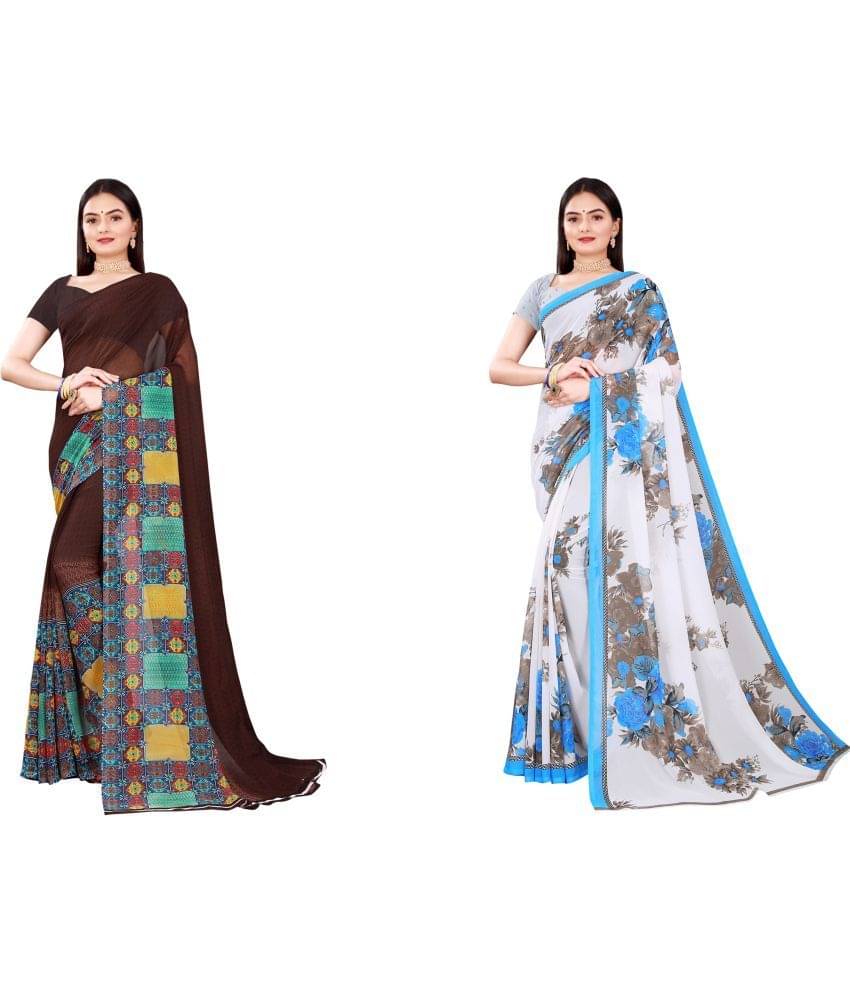 Vkaran Cotton Silk Printed Saree With Unstitched Blouse Piece ( Multicolor ) Vkaran Cotton Silk Printed Saree With Unstitched Blouse Piece ( Multicolor )