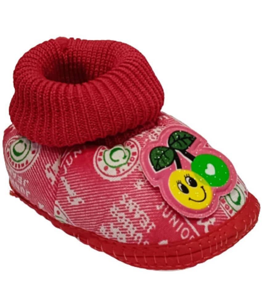 YESKART - Red Booties For Baby Boy & Baby Girl 0-3 Months ( Pack of 1 ) - Casual Shoes | Buy online on ZillyBuy