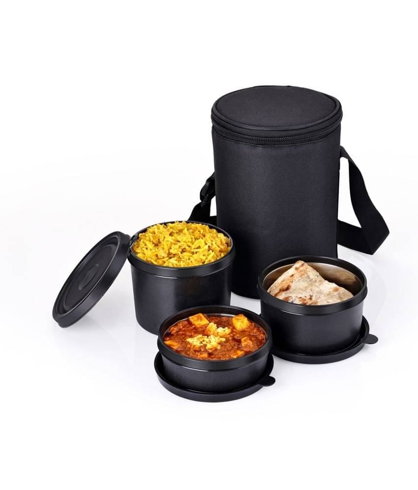     			analog kichenware Kids/Adults/College Stainless Steel Lunch Box 3 - Container ( Pack of 1 )