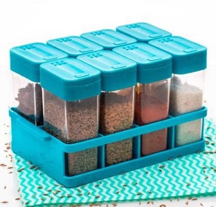     			Analog Kitchenware Masala/Condiment Plastic Sky Blue Spice Container ( Set of 1 )