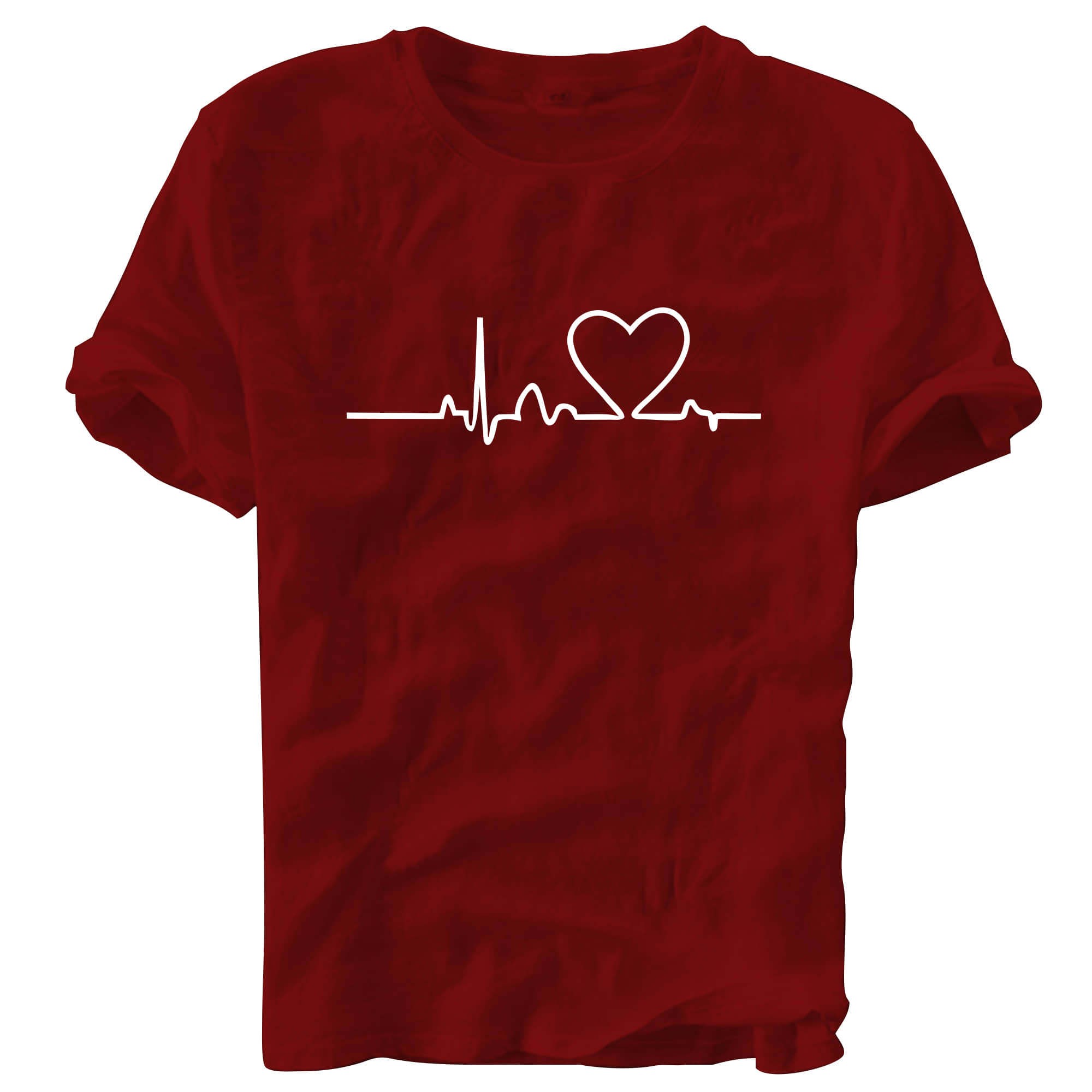 fashion and youth Pack of 1 Cotton Blend Relaxed Fit Men's T-Shirt ( Maroon )