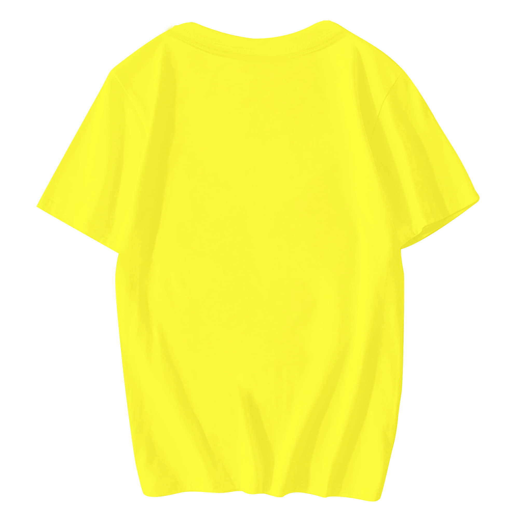 fashion and youth Pack of 1 Cotton Blend Relaxed Fit Men's T-Shirt ( Yellow )
