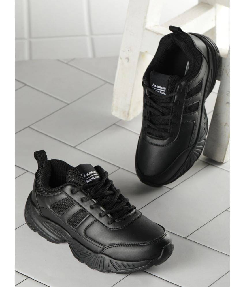     			Abros - Black Boy's School Shoes ( 1 Pair )