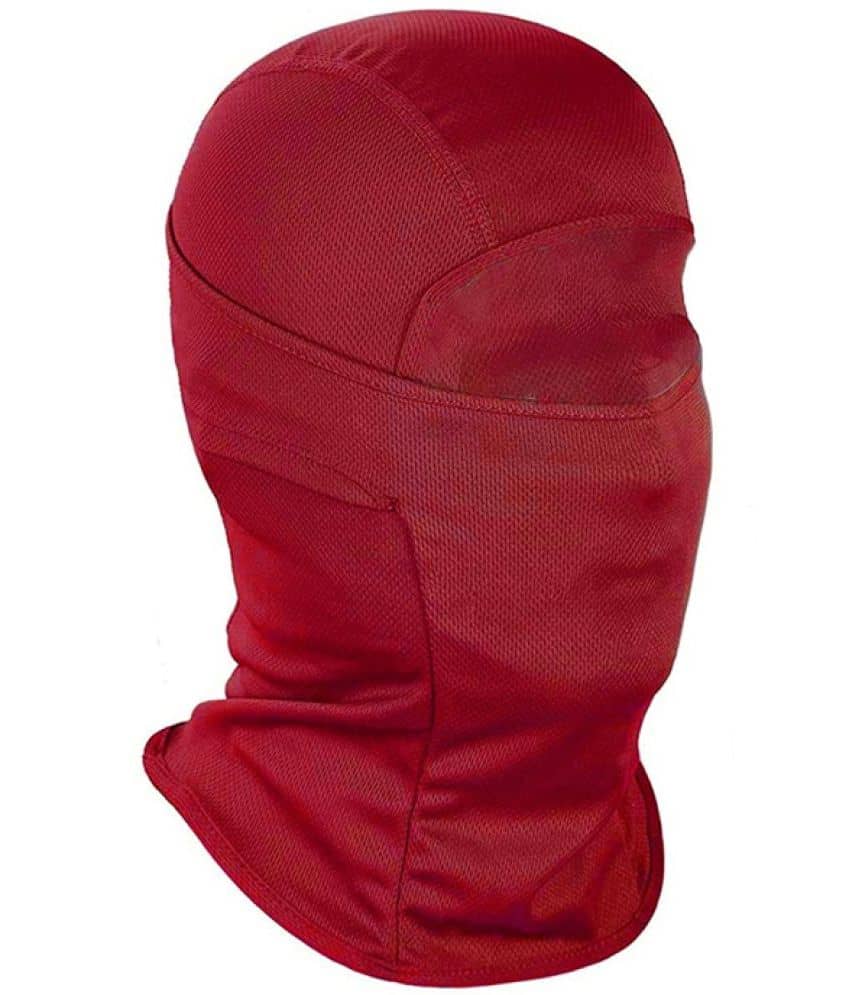 Bentag Maroon Cotton Anti Pollution Mask ( Pack of 1 )