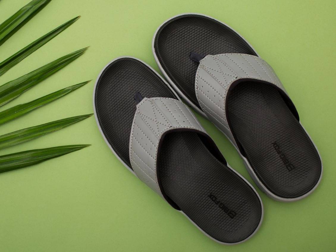     			Big Fox Grey Men's Thong Flip Flop