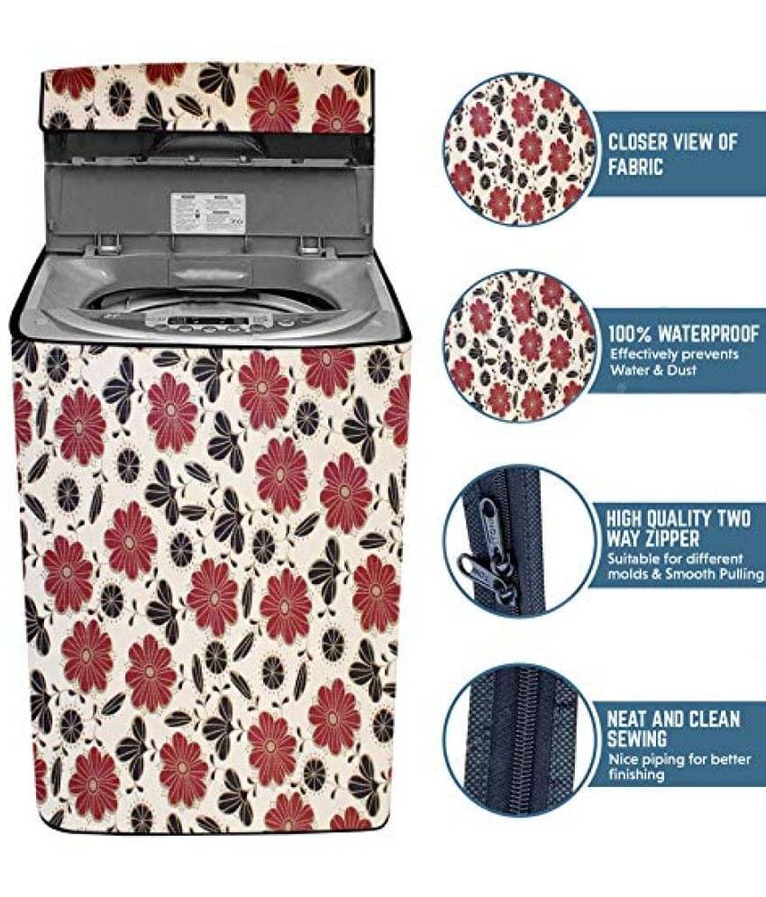 CASA FURNISHING Top Load Washing Machine Cover Compatiable For 7 kg - Beige     			CASA FURNISHING Top Load Washing Machine Cover Compatiable For 7 kg - Beige