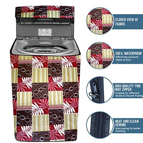 CASA FURNISHING Top Load Washing Machine Cover Compatiable For 7 kg - Yellow CASA FURNISHING Top Load Washing Machine Cover Compatiable For 7 kg - Yellow