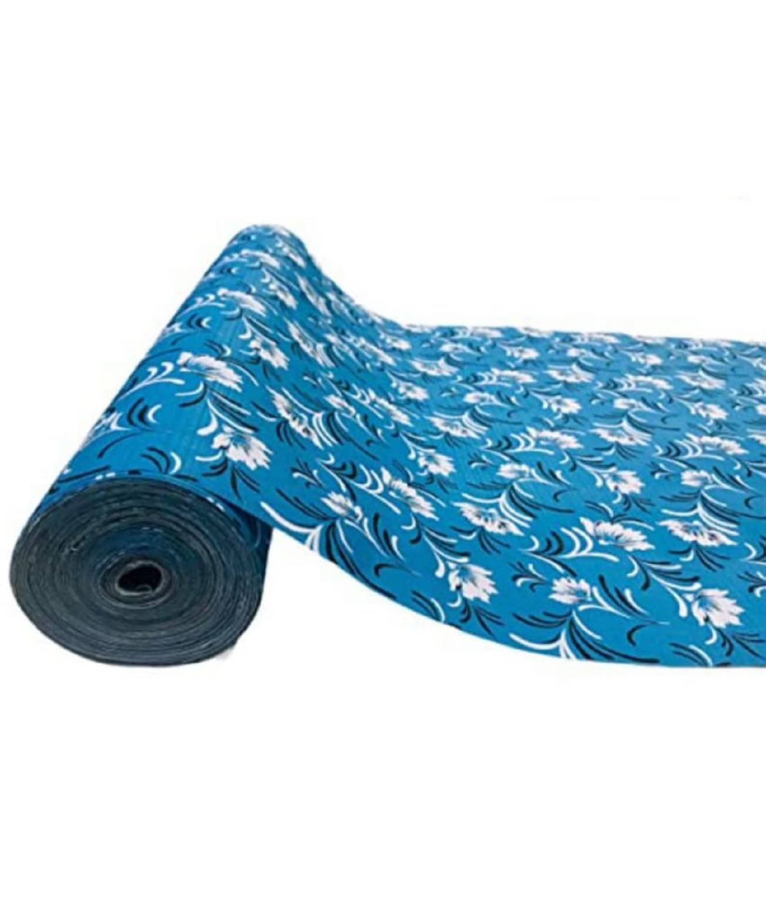 Crosmo Single PVC Blue Kitchen Shelf Cover Cover