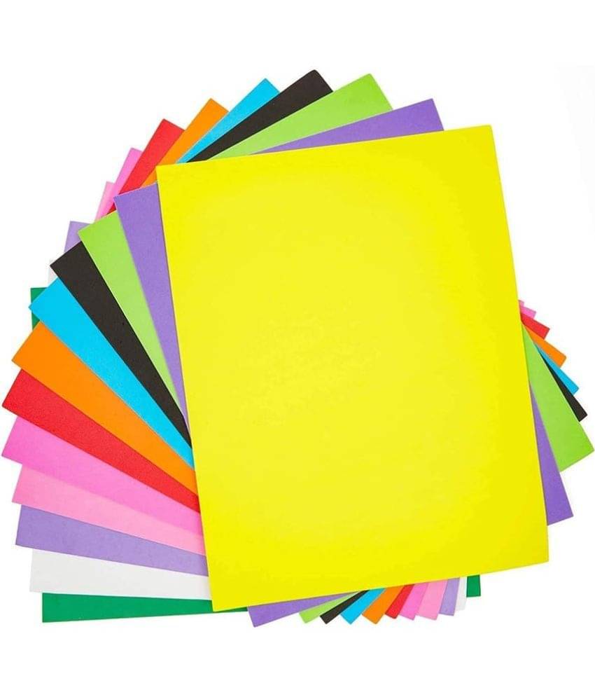 ECLET 40 pcs Color A4 Medium Size Sheets (10 Sheets Each Color) Art and Craft Paper Double Sided Colored set 171 ECLET 40 pcs Color A4 Medium Size Sheets (10 Sheets Each Color) Art and Craft Paper Double Sided Colored set 171