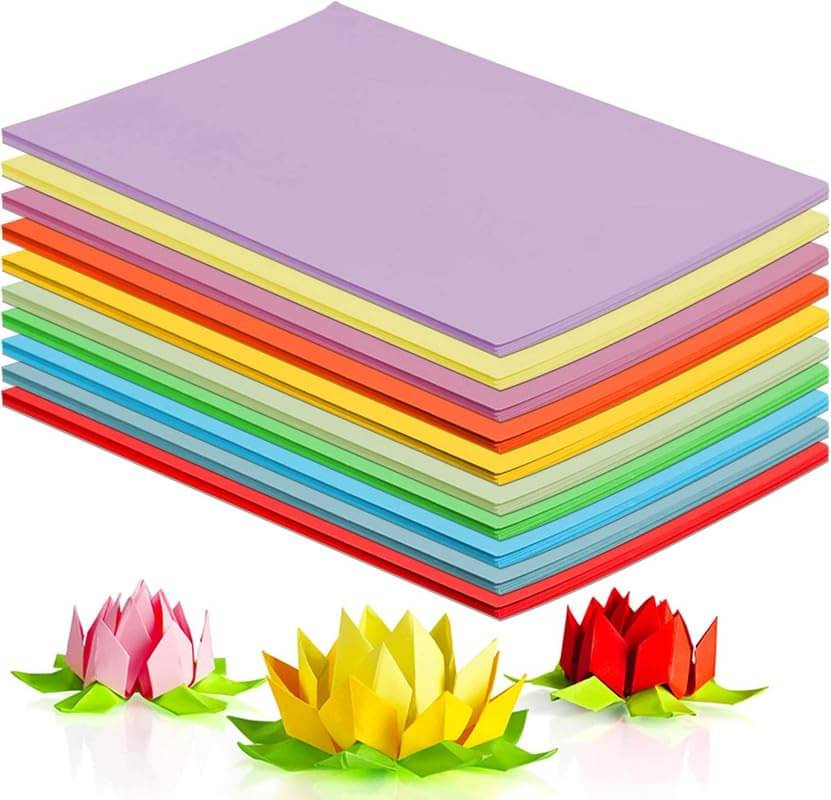 ECLET 40 pcs Color A4 Medium Size Sheets (10 Sheets Each Color) Art and Craft Paper Double Sided Colored ECLET 40 pcs Color A4 Medium Size Sheets (10 Sheets Each Color) Art and Craft Paper Double Sided Colored
