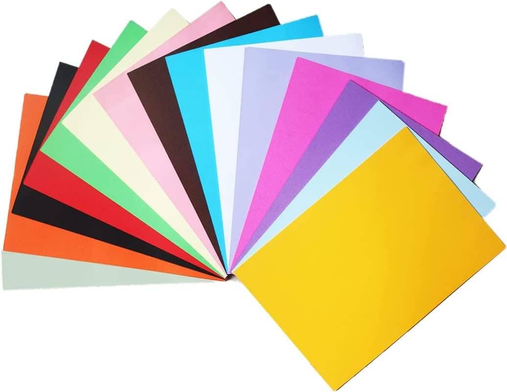 ECLET 40 pcs Color A4 Medium Size Sheets (10 Sheets Each Color) Art and Craft Paper Double Sided Colored set 273 ECLET 40 pcs Color A4 Medium Size Sheets (10 Sheets Each Color) Art and Craft Paper Double Sided Colored set 273