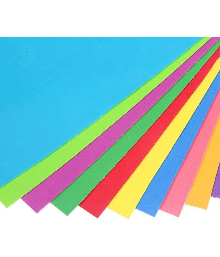 ECLET 40 pcs Color A4 Medium Size Sheets (10 Sheets Each Color) Art and Craft Paper Double Sided Colored set 63 ECLET 40 pcs Color A4 Medium Size Sheets (10 Sheets Each Color) Art and Craft Paper Double Sided Colored set 63