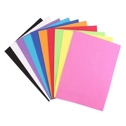Eclet 20 pcs Color A4 Medium Size Sheets (5 colour X 4 Sheet) Art and Craft Paper Double Sided Colored Eclet 20 pcs Color A4 Medium Size Sheets (5 colour X 4 Sheet) Art and Craft Paper Double Sided Colored