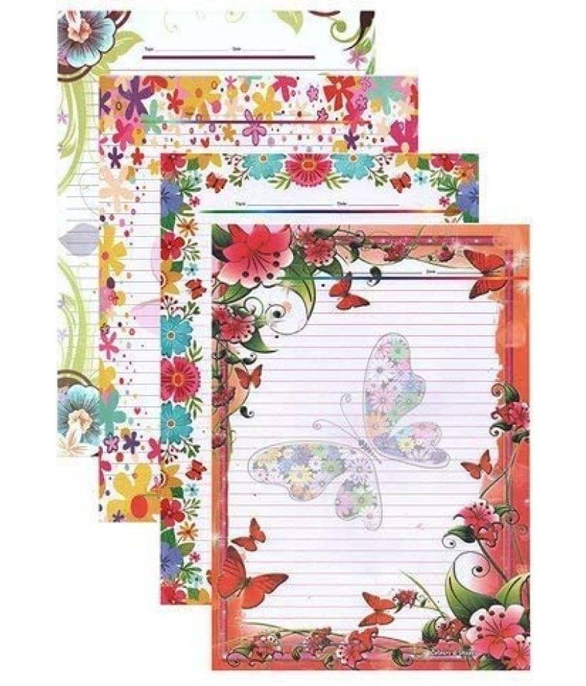 ECLET Pack of 20 Sheets A3 Multipurpose Art and Craft Sheets with One Side Ruled Lines and Color Paper for Assignment, Project (Pack of 20) ECLET Pack of 20 Sheets A3 Multipurpose Art and Craft Sheets with One Side Ruled Lines and Color Paper for Assignment, Project (Pack of 20)