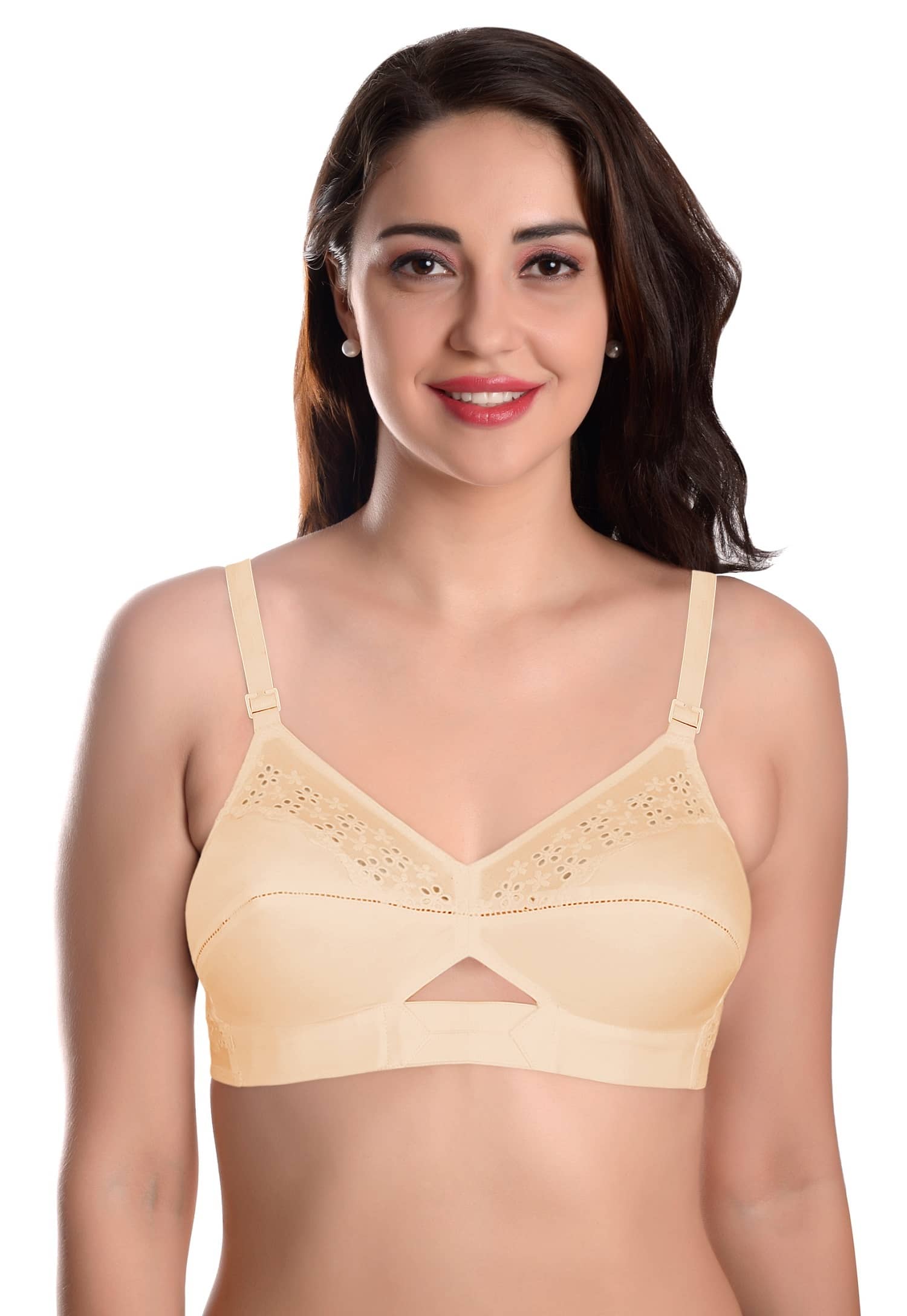 Featherline Cotton Non Padded Women's Everyday Bra ( Beige ) SONNET COTTON
