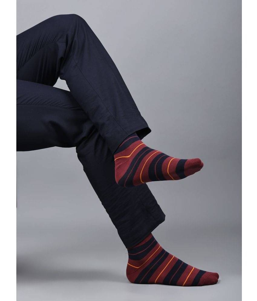     			Force NXT Cotton Blend Men's Striped Multicolor Ankle Length Socks ( Pack of 3 )