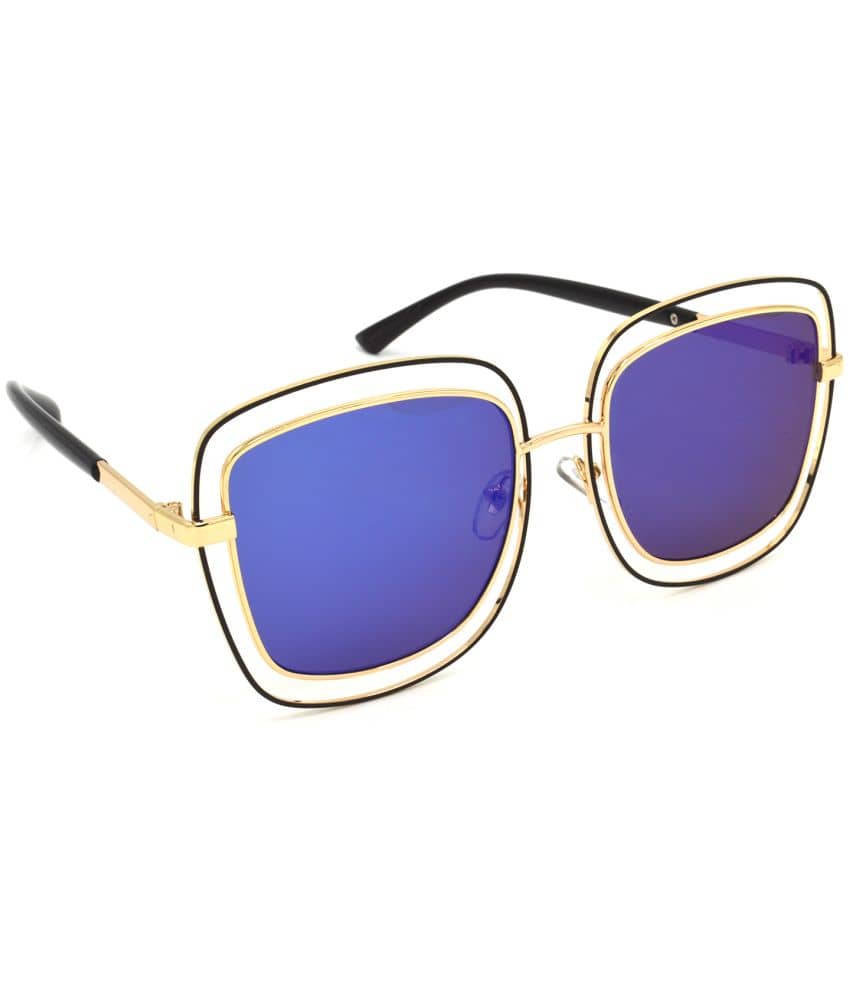 Hrinkar Multicolor Oversized Sunglasses ( Pack of 1 ) - Sunglasses | Buy online on ZillyBuy