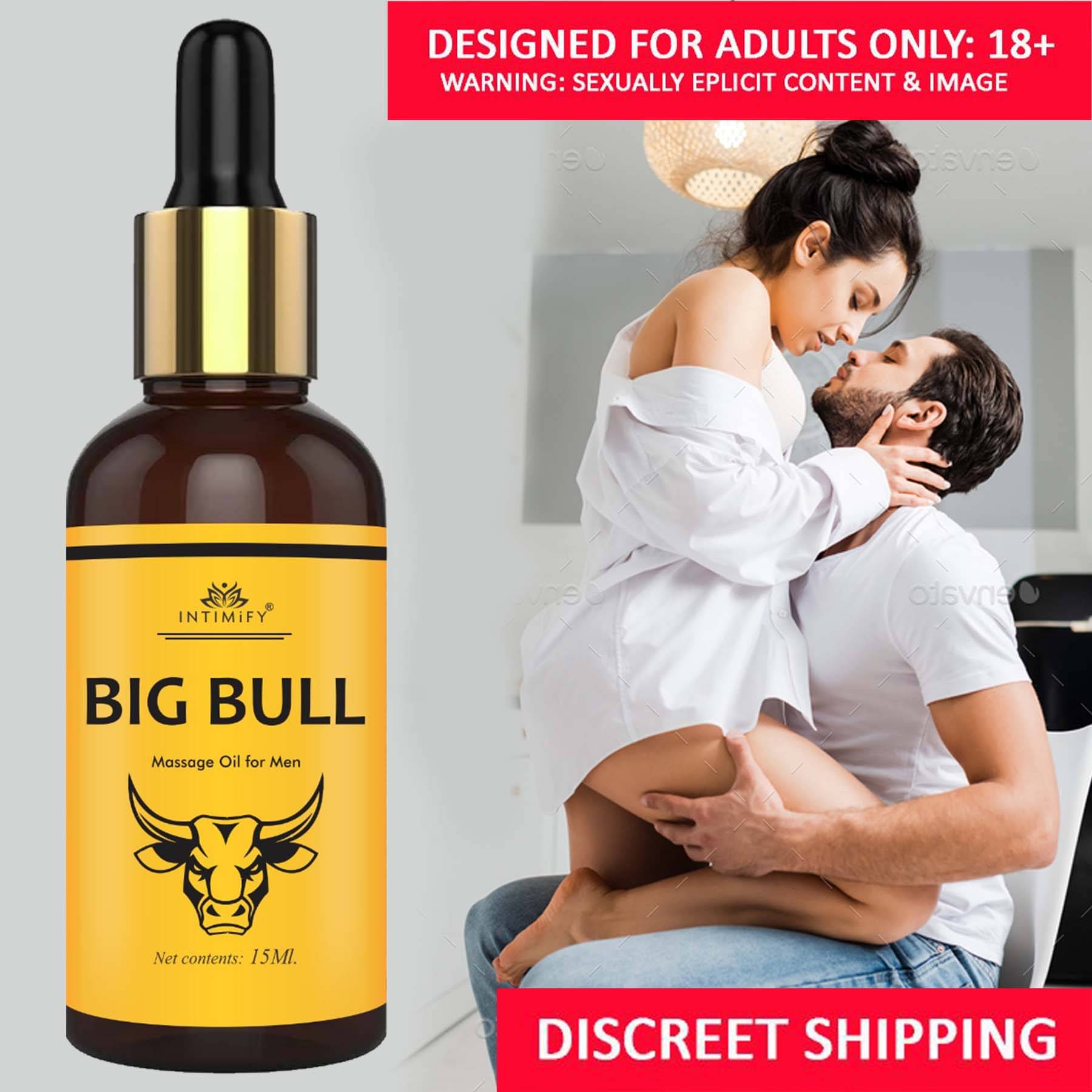 Intimify big bull oil, sex power oil, penis enlargement, penis bigger oil, ling mota lamba oil, sex oil 10 ml Pack Of 1 Intimify big bull oil, sex power oil, penis enlargement, penis bigger oil, ling mota lamba oil, sex oil 10 ml Pack Of 1