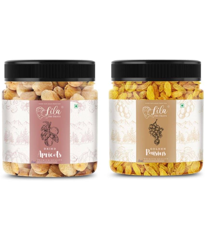 Lila Dry Fruits Green Raisin (250gm) & Apricots(250gm) Combo | Kishmish Khubani Combo Lila Dry Fruits Green Raisin (250gm) & Apricots(250gm) Combo | Kishmish Khubani Combo
