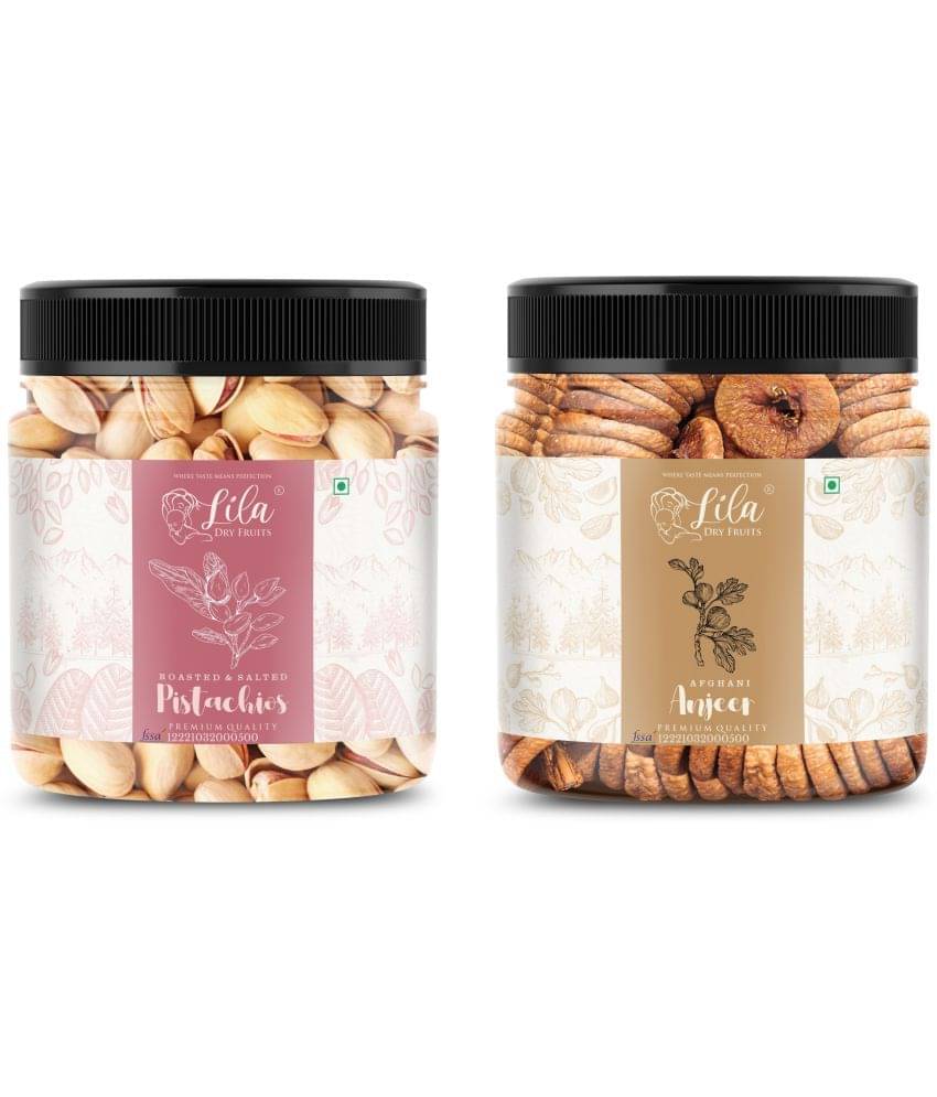 Lila Dry Fruits Figs (250gm) & Pistachios(250gm) Combo | Anjeer NamkeenPista Combo Lila Dry Fruits Figs (250gm) & Pistachios(250gm) Combo | Anjeer NamkeenPista Combo