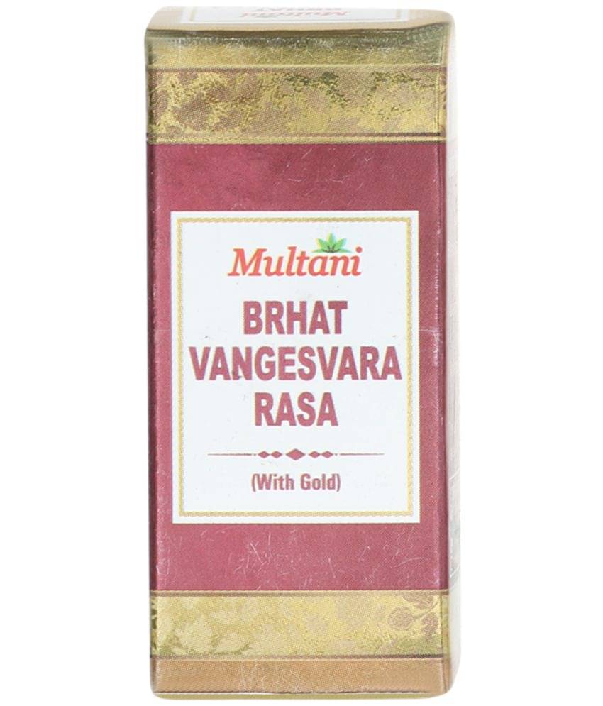     			Multani Brhat Vangesvara Ras with Gold used for strengthen the immune system - 30tab (Pack of 1)