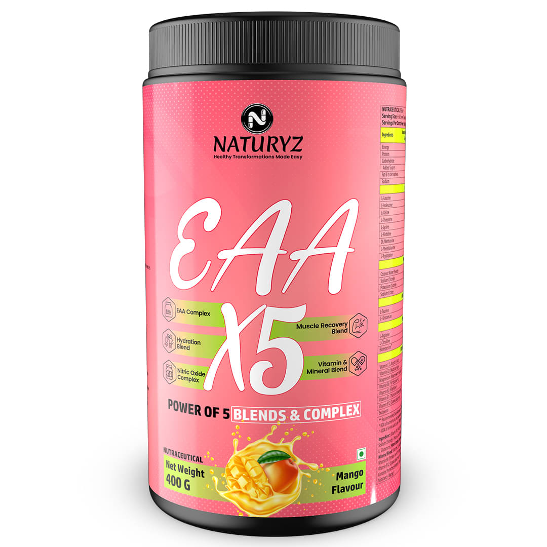    			NATURYZ N-EAA X5-400g-Mango Flavour 400 gm