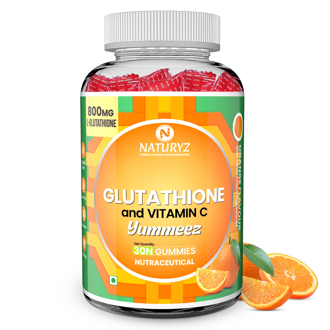 Healthy Nutrition L-Glutathione 90 Caps for Glowing Skin | Dark Spots