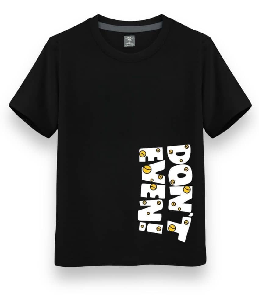 NI FASHION Pack of 1 Boys Cotton Blend Polo T-Shirt ( Black )