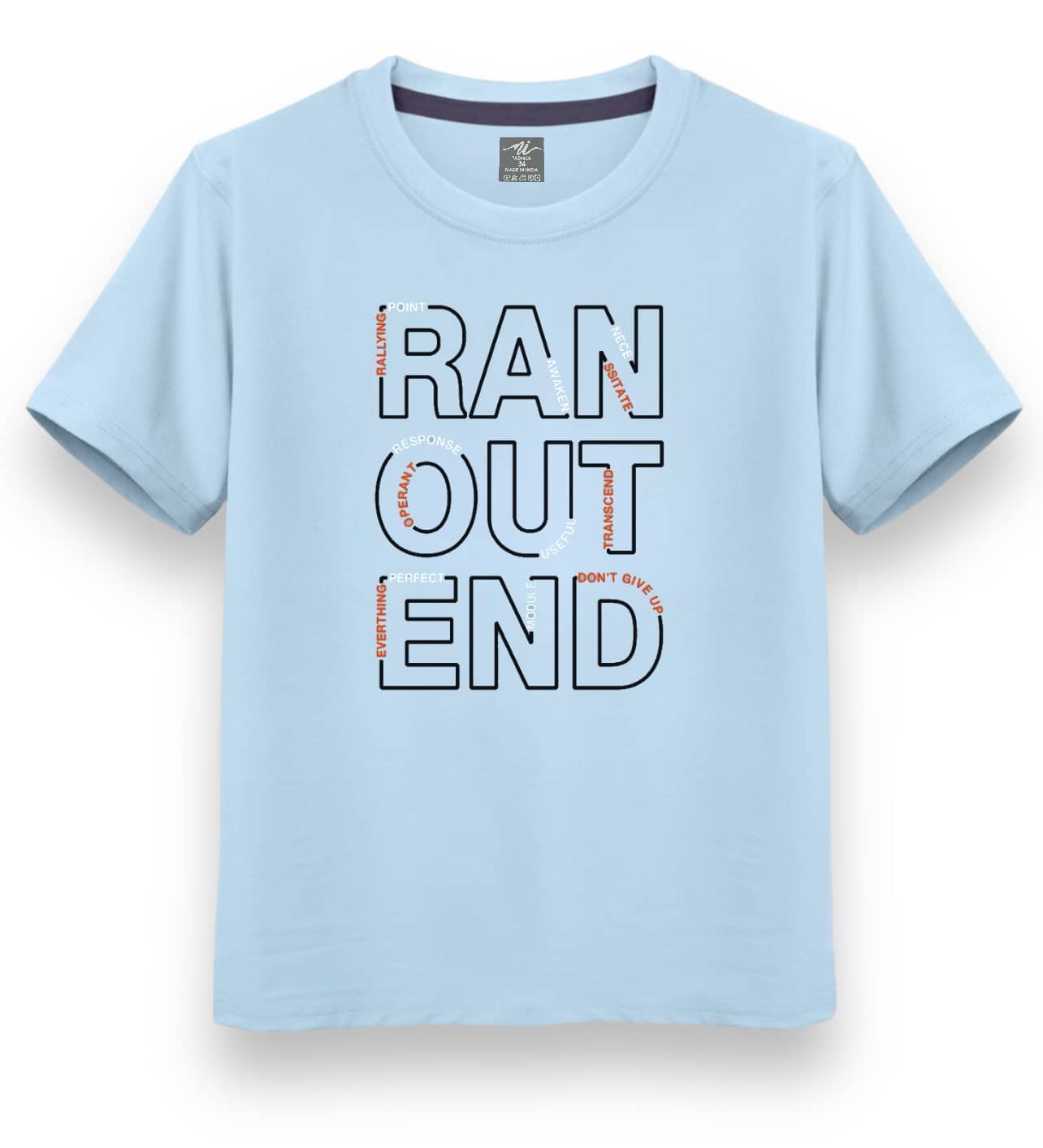 NI FASHION Pack of 1 Boys Cotton Blend T-Shirt ( Gray )
