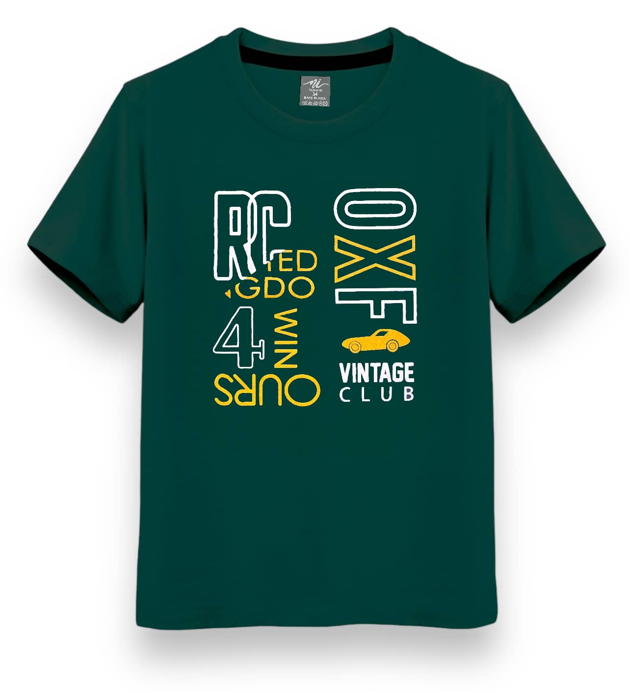 NI FASHION Pack of 2 Boys Cotton Blend T-Shirt ( Green )