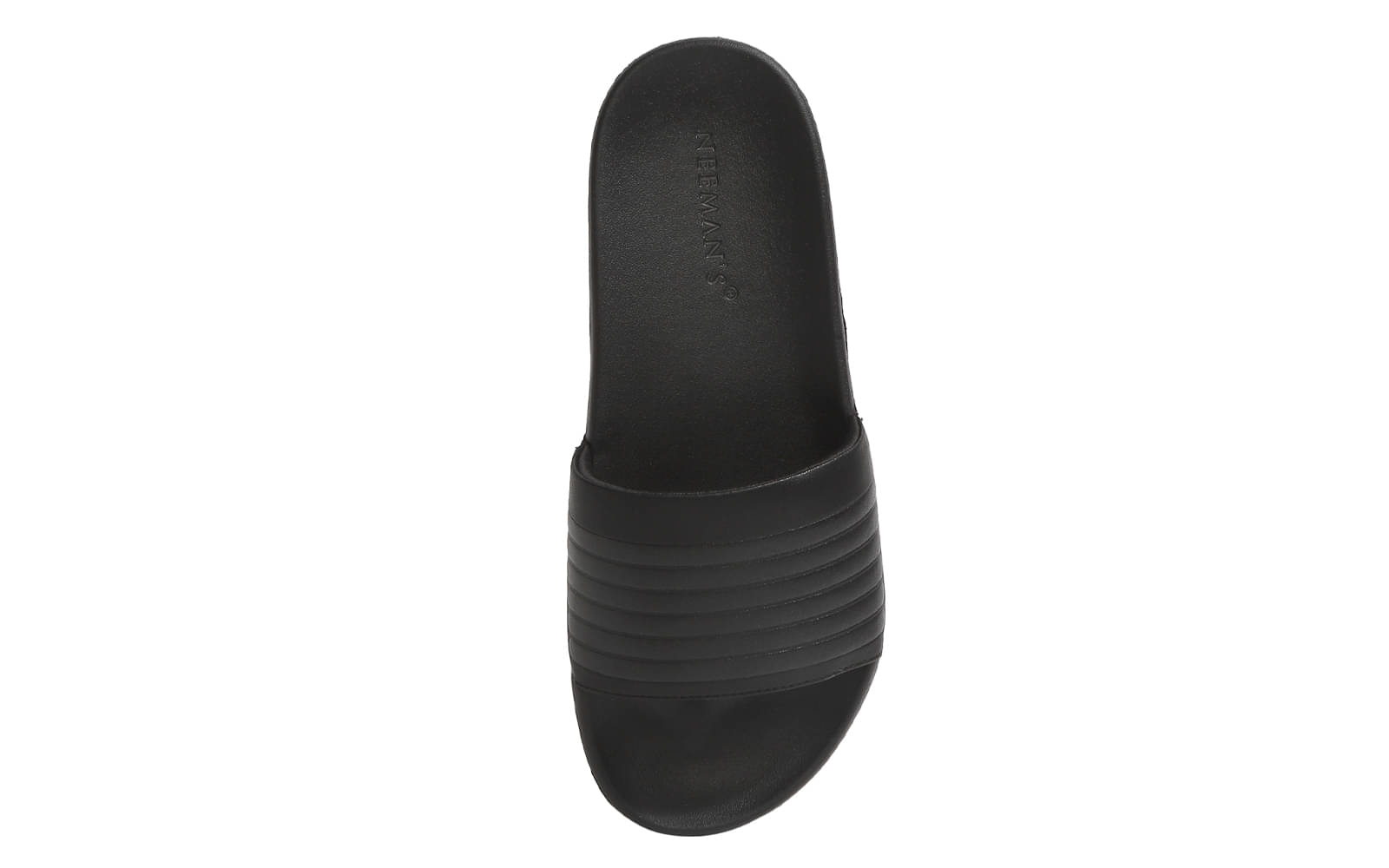     			Neeman's Black Men's Slide Flip Flop