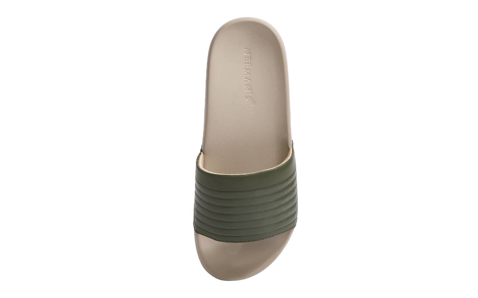 Neemans Foot 'Bed' Slides Olive Men's Slide Flip Flop