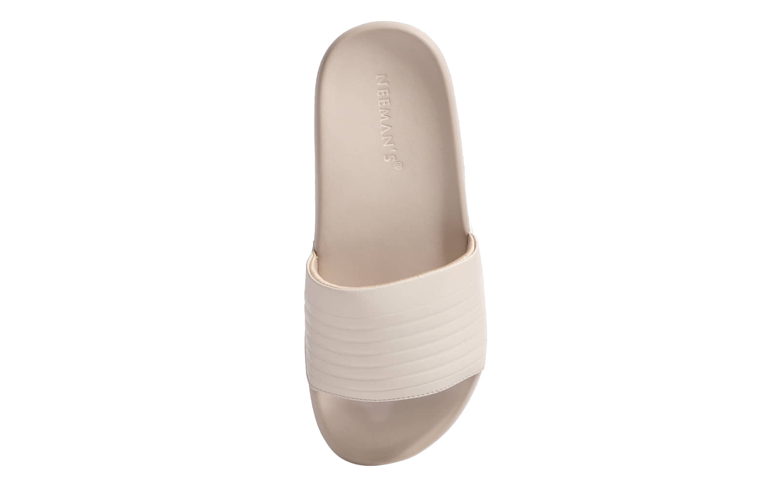 Neemans Foot 'Bed' Slides Cream Women's Slide Flip Flop