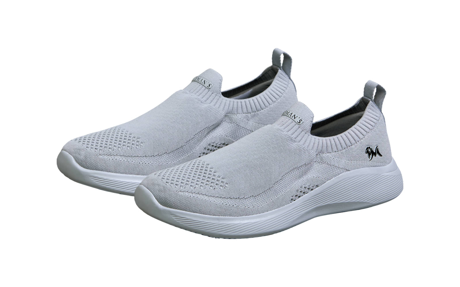 Neemans Light Grey Men's Slip-on Shoes     			Neemans Light Grey Men's Slip-on Shoes