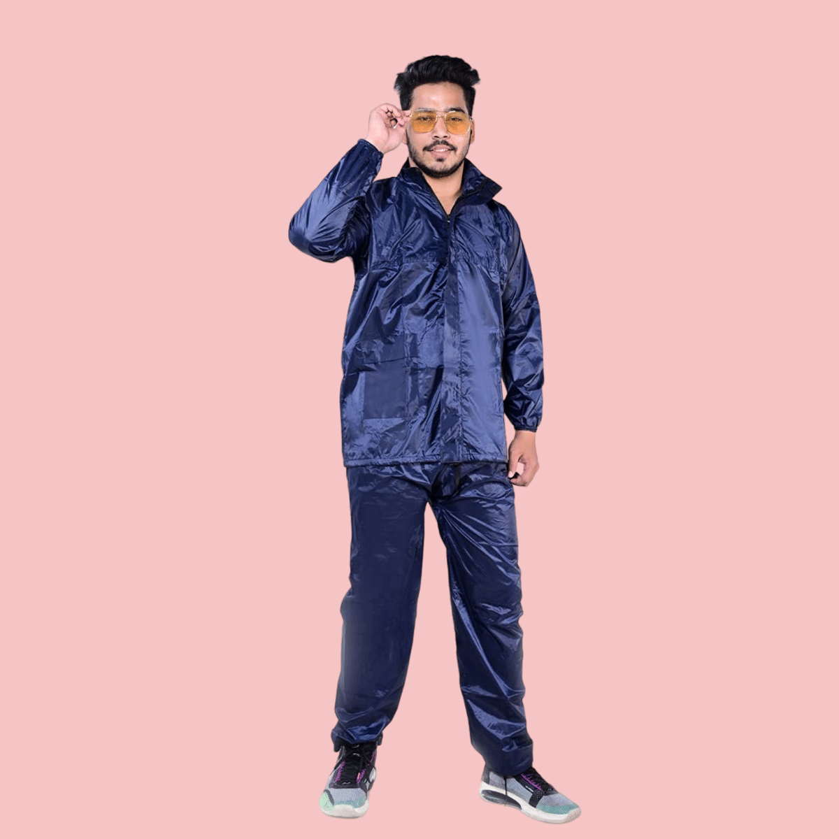 PP Kurtis Blue Polyester Men's Rain Suit ( Pack of 1 )