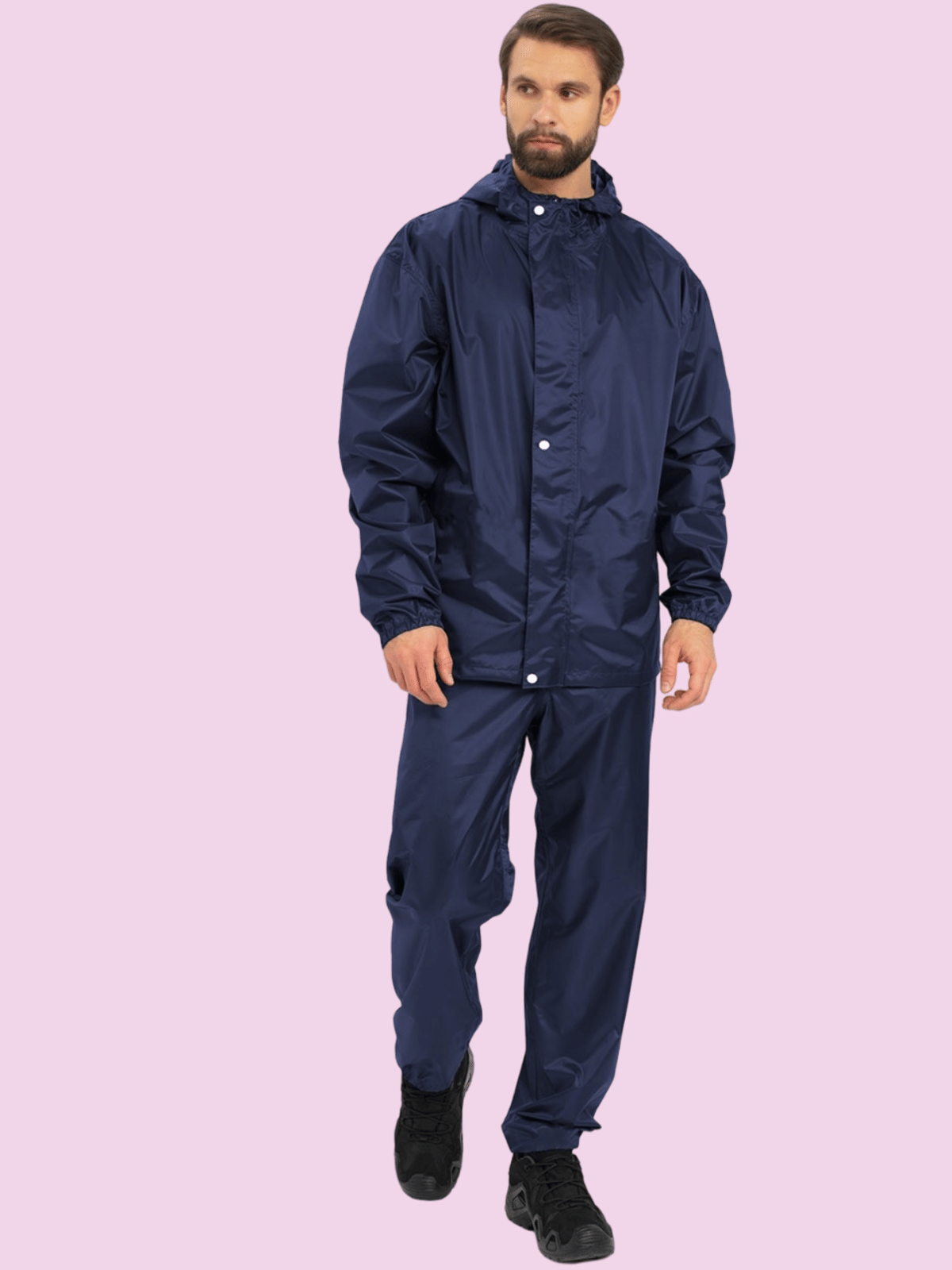 PP Kurtis Navy Polyester Men's Rain Suit ( Pack of 1 )