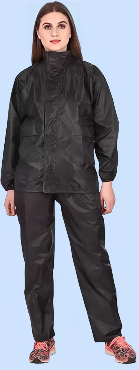PP Kurtis Raincoat Set - Black     			PP Kurtis Raincoat Set - Black