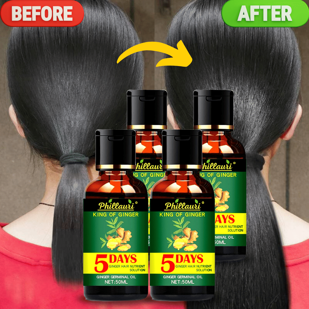 Phillauri Hair Growth Ginger Oil 50 ml ( Pack of 4 )
