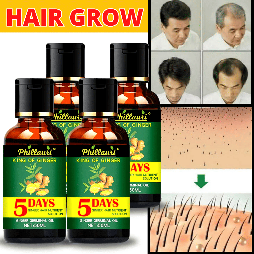Phillauri Hair Growth Ginger Oil 50 ml ( Pack of 4 )