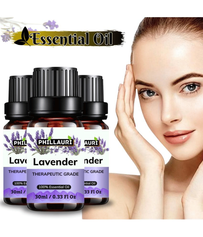 Phillauri Lavender Others Essential Oil Floral With Dropper 90 mL ( Pack of 3 ) Phillauri Lavender Others Essential Oil Floral With Dropper 90 mL ( Pack of 3 )