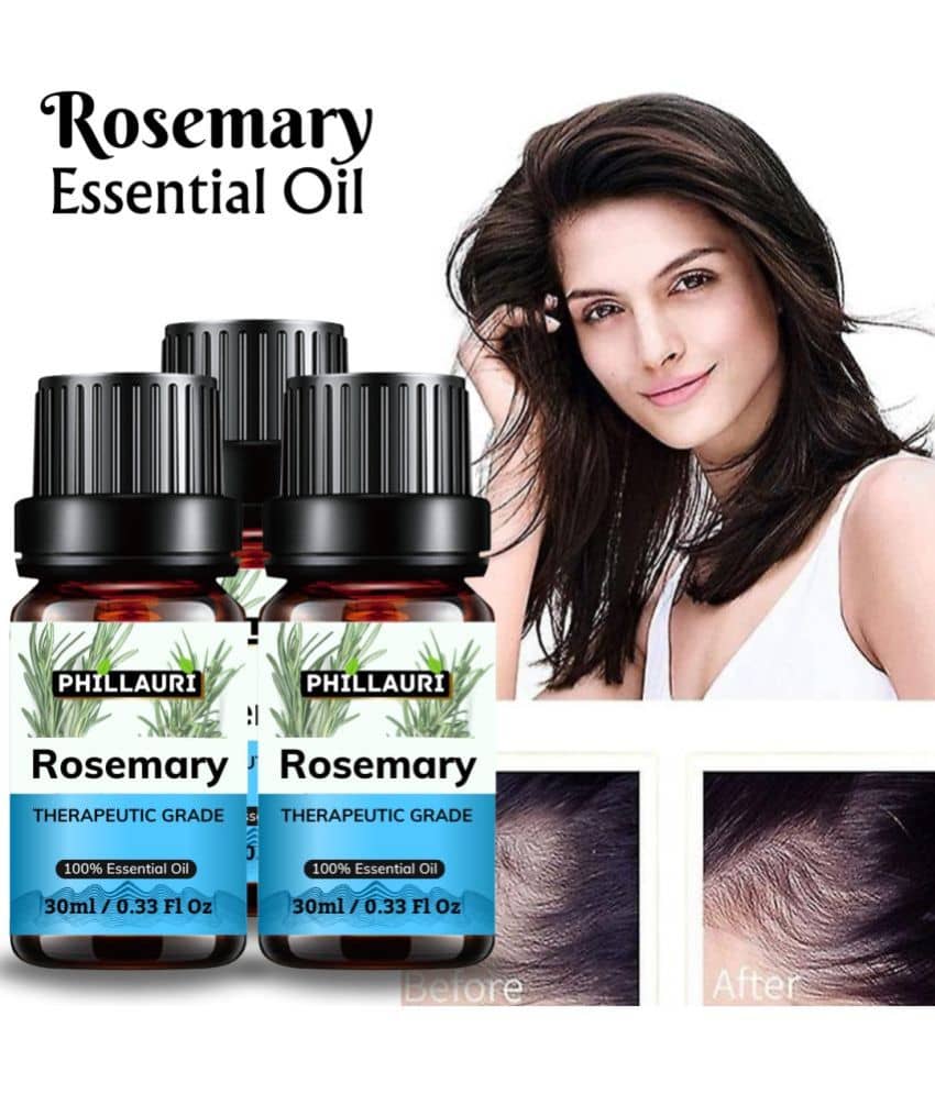 Phillauri Rosemary Others Essential Oil Floral With Dropper 90 mL ( Pack of 3 )