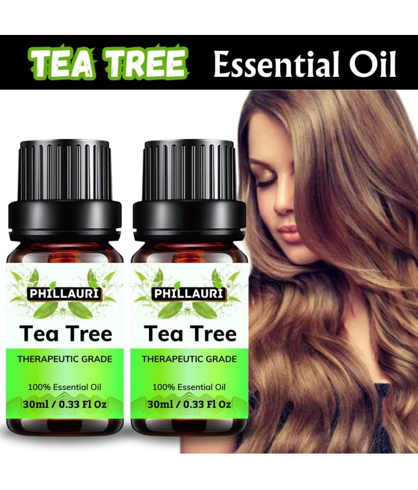 Phillauri Tea Tree Others Essential Oil Green With Dropper 60 mL ( Pack of 2 ) Phillauri Tea Tree Others Essential Oil Green With Dropper 60 mL ( Pack of 2 )