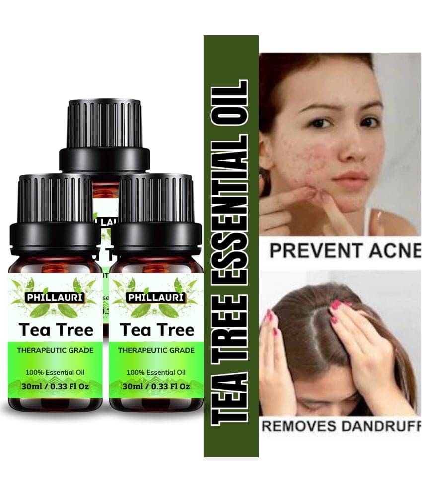 Phillauri Tea Tree Others Essential Oil Floral With Dropper 90 mL ( Pack of 3 ) Phillauri Tea Tree Others Essential Oil Floral With Dropper 90 mL ( Pack of 3 )